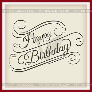 Happy Birthday - vector image