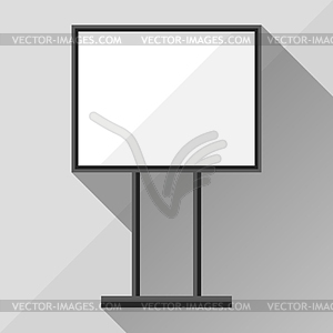 Template of advertising stand - vector image