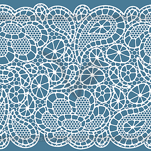 Seamless vintage fashion lace pattern with - vector clipart