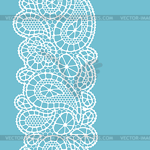 Seamless vintage fashion lace pattern with - vector image