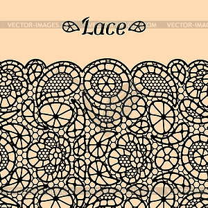 Vintage fashion lace background with abstract - vector clipart