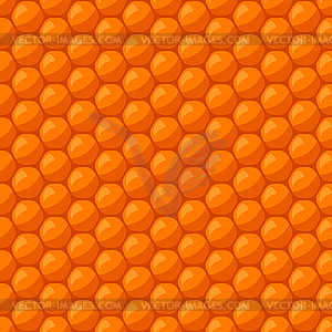 Бесшовные шаблон с пчелиные соты с медом - рисунок в векторном формате