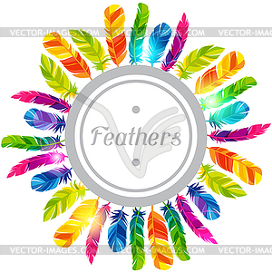 Colorful background with bright abstract transparen - vector image