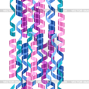 Celebration carnival seamless pattern with colored - royalty-free vector clipart