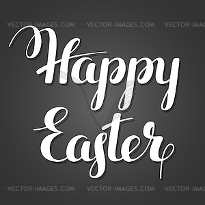 Happy Easter lettering. Concept can be used for - vector image