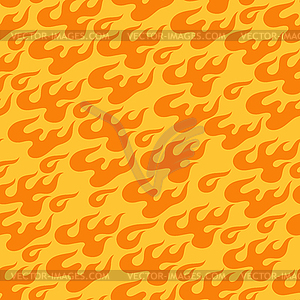 Бесшовные с огнем пламя в китайском стиле - векторный клипарт