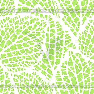 Seamless pattern with decorative leaves. Natural - vector image