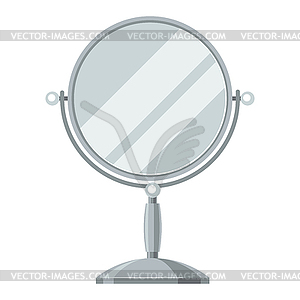 Mirror for make up. object in flat design style - vector image