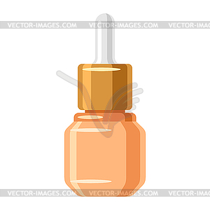 Serum for face. object in flat design style - vector EPS clipart
