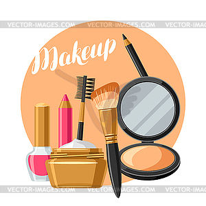 Cosmetics For Skincare And Makeup