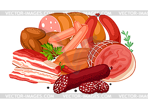 meat and alternatives clipart