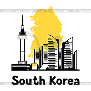 Корейский дизайн фона. Корейский традиционный - изображение в векторном формате