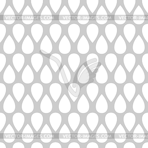 Abstract seamless drop pattern. Monochrome - vector clipart