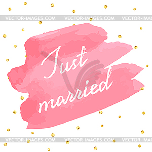 Wedding invitation or greeting card - vector clipart