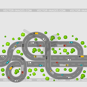 road top view clipart