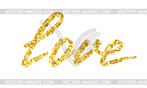 Love greeting card to Valentine day or wedding - vector image