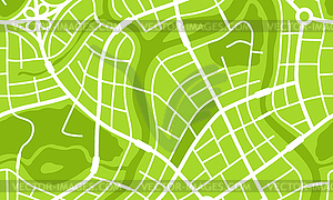 Abstract city map banner - vector image