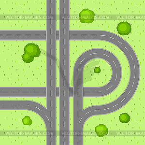 road top view clipart