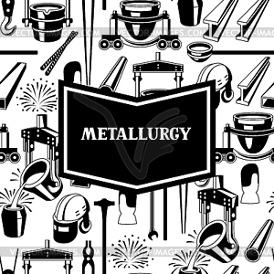 Metallurgical background design - vector clipart