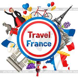 France background design - vector image