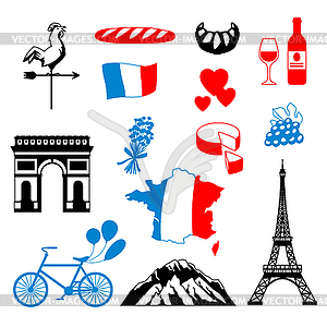 France background design - vector clipart