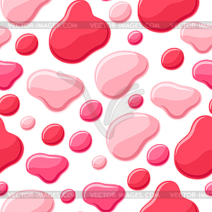 Drops of nail polish seamless pattern - vector image