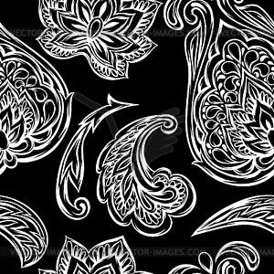 Indian ethnic seamless pattern - vector clip art