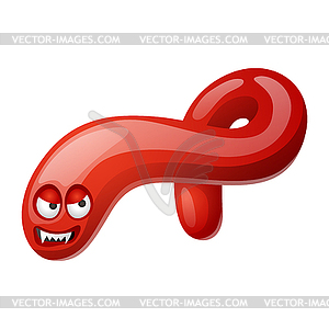 Ebola virus  - vector clip art