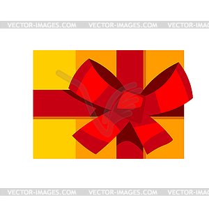 Colorful gift box - vector clipart