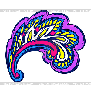 Indian ethnic decorative element - vector clip art