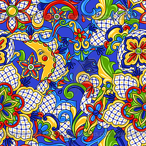 Mexican seamless pattern - vector image