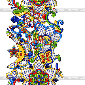 Mexican seamless pattern - vector clipart