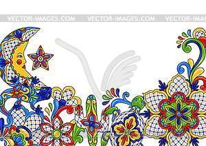 Mexican background design - vector image