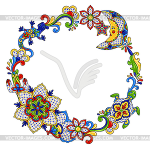 Mexican traditional decorative object - vector clip art