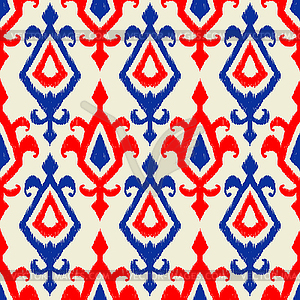 Ikat geometric folklore pattern - vector clipart / vector image