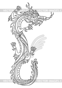 Chinese dragon - vector clipart