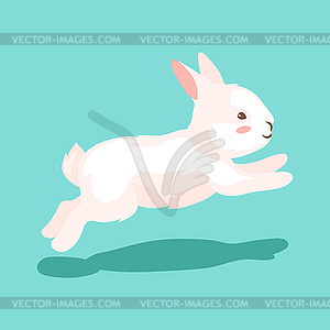 Cute Easter Bunny  - vector clipart