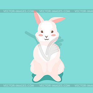 Cute Easter Bunny  - vector clipart