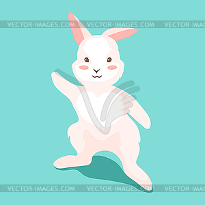 Cute Easter Bunny  - vector image