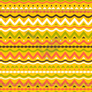 Ikat geometric folklore pattern - vector EPS clipart