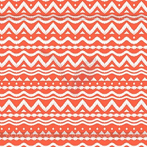 Ikat geometric folklore pattern - vector image