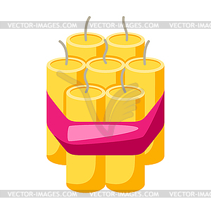 Colorful firework - vector clipart