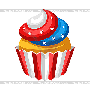 Stylized cupcake - vector clipart