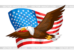 Fourth of July Independence Day print - vector image