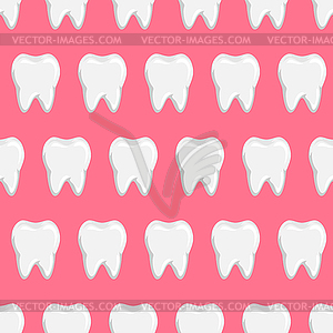 Seamless pattern with teeth - vector clipart / vector image