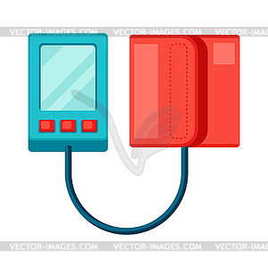 Tonometer icon in flat style - vector image