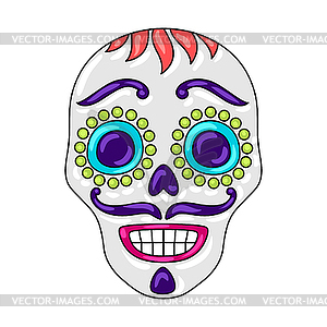 Day of Dead sugar skull - vector clipart