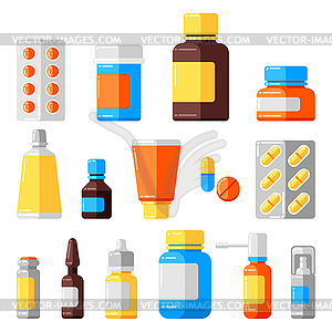 medicine bottle vector