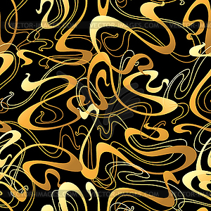 Art Nouveau seamless pattern - vector image