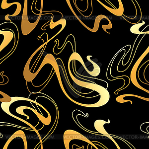 Art Nouveau seamless pattern - vector image